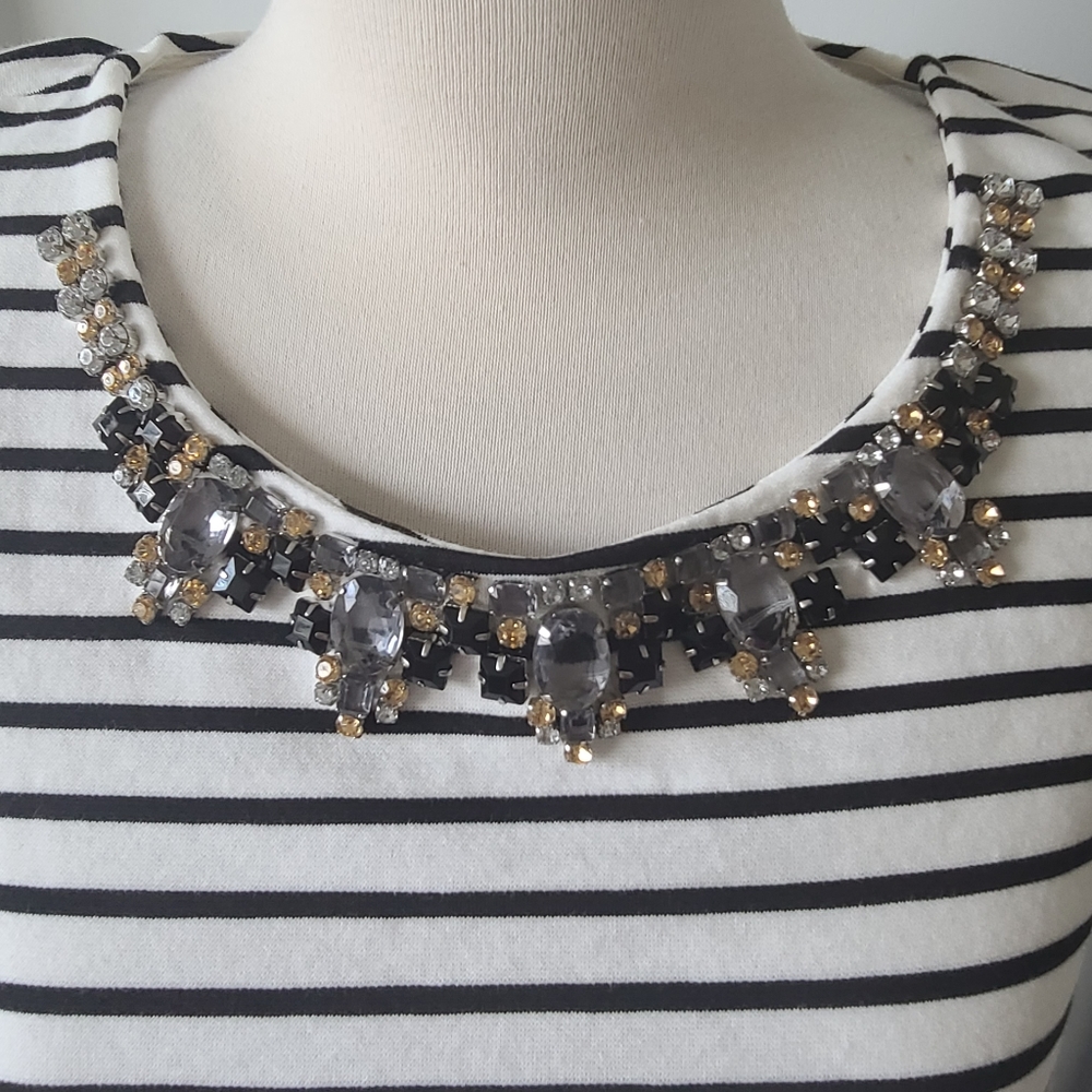 J. Crew Rhinestone Top Size XS - Picture 3 of 8